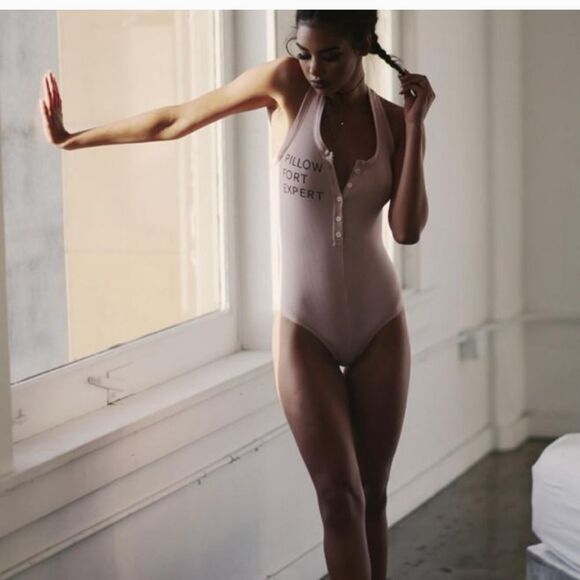 Dolls Kill Pink Sleeveless Bodysuit - Picture 3 of 6